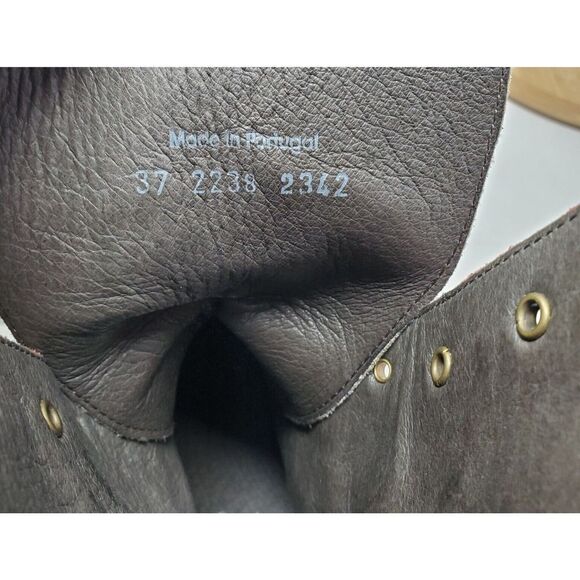 DKODE Boots Women 37 VYLMA Tall Leather Steampunk Lagenlook Boho Colorful Shoes - Picture 13 of 15